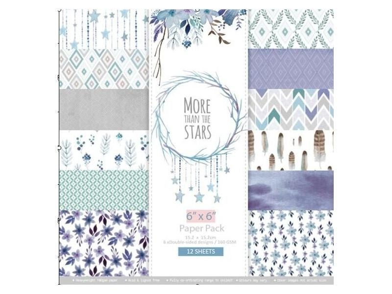 DIY More Than The Stars Style Scrapbooking Paper Pack Of 24 Sheets Handmade Carousel 1