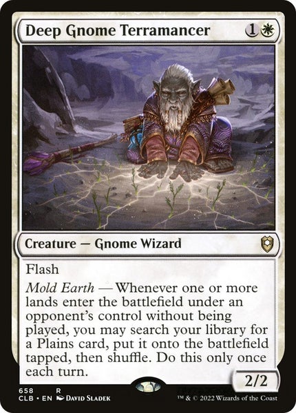 Deep Gnome Terramancer (CLB-658) - Commander Legends: Battle for Baldur's Gat... Carousel 1