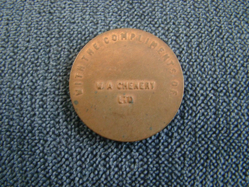 New Zealand "New Market 1868-1968 Centennial ,W.A CHENERY LTD" Medallion Carousel 2