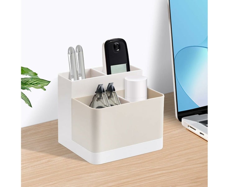 Desktop Storage Organizer Pencil Card Holder Box Container for Desk, Office S Carousel 7