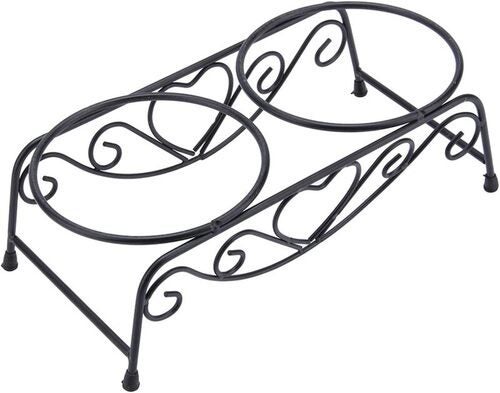 Pet Food Water Bowl Dog Cat Feeder Carousel 8