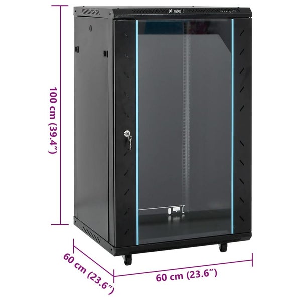 18U Network Cabinet With Swivel Feet 19 Ip20 60X60X100 Cm Tbxll Carousel 2
