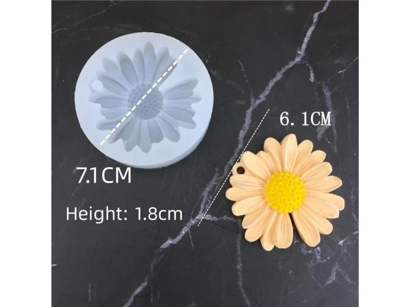 DIY Candle Soap Wax Mold For Daisy Chamomile Chocolate Decoration Carousel 1