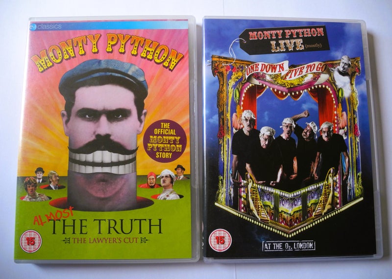 #* 2 x Monty Python DVD's - "Live: One Down, Five to Go" + "Almost the Truth" *#64415550892929110