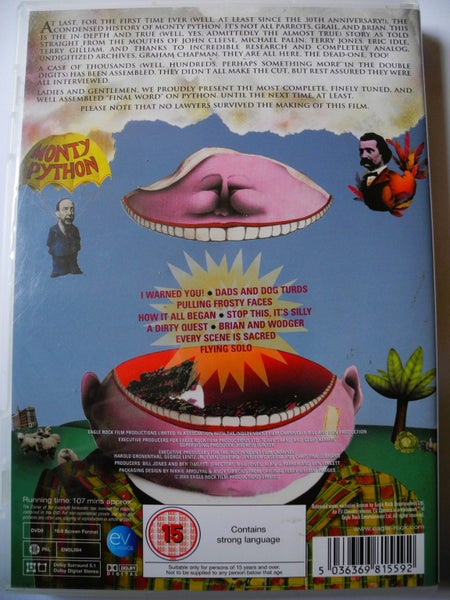 #* 2 x Monty Python DVD's - "Live: One Down, Five to Go" + "Almost the Truth" *#64415550892929111