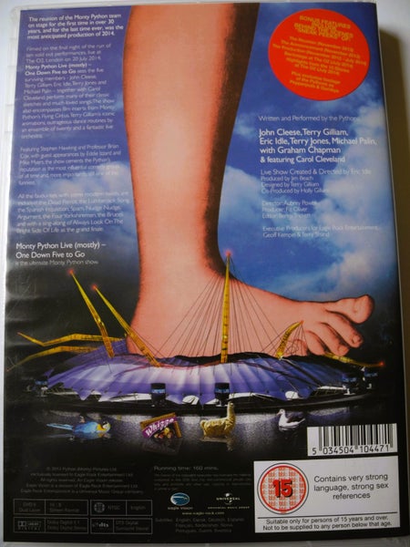 #* 2 x Monty Python DVD's - "Live: One Down, Five to Go" + "Almost the Truth" *#64415550892929112