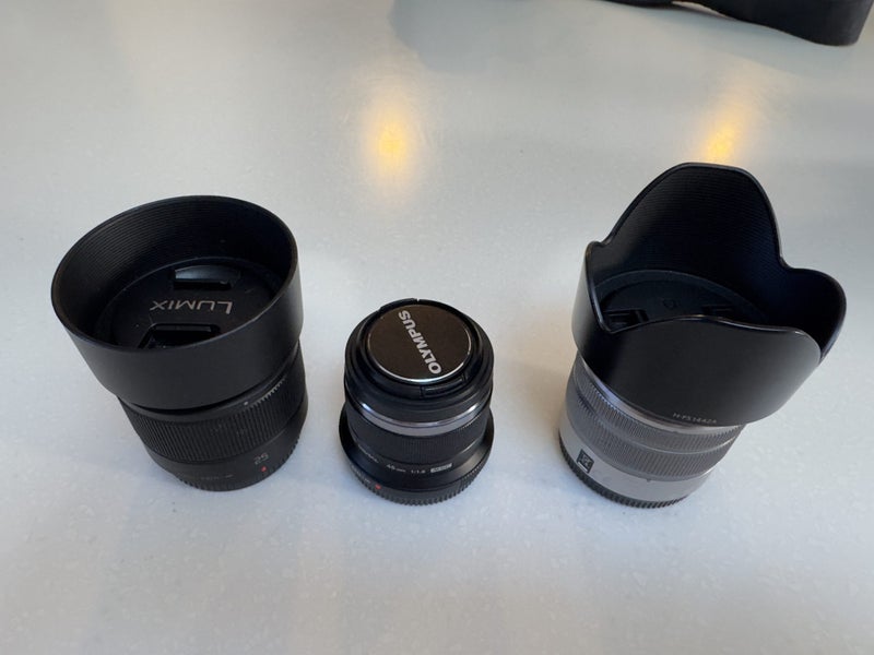 Panasonic Lumix GH4 kit – body + 3 lenses + mic + bag + extras63616832733187113