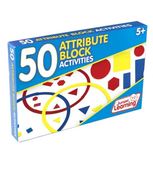 Junior Learning 50 attribute block activities (new) Carousel 1