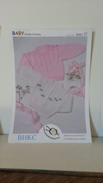 KNITTED CARDIGAN & JUMPER KNITTING PATTERN BHKC 27 Carousel 1