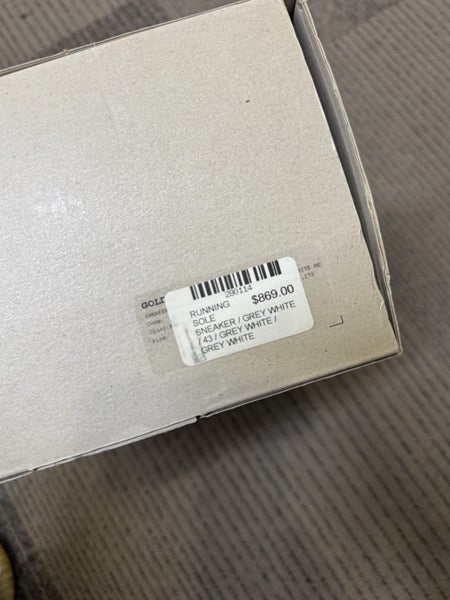 NW GOLDEN GOOSE sneakers RUNNING SOLE G36MS963.06 white grey US 10* Carousel 2