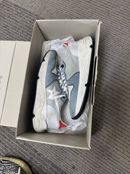 NW GOLDEN GOOSE sneakers RUNNING SOLE G36MS963.06 white grey US 10* Carousel 4