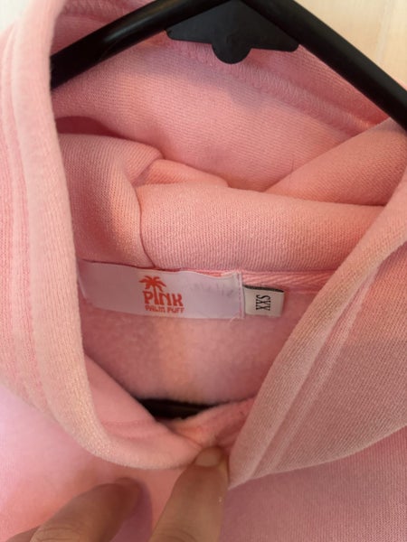 Pink Palm Puff “Everything comes on waves” Hoodie63615123206914114