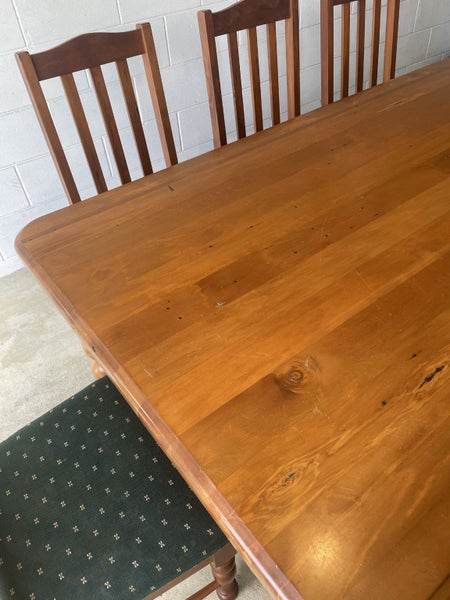 WOODPECKER TABLE 2M X 1M + 8 CHAIRS63616363200259114