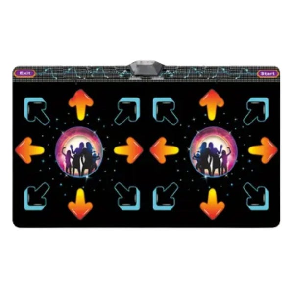 NNETM 2-Player Dance Mat Game with Motion Sensor Carousel 1