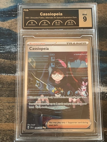 Cassiopeia Mint 9 Graded Pokemon Card Carousel 1