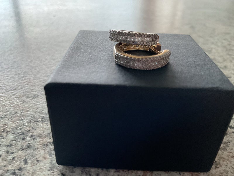 Diamond Huggie Earrings Carousel 2