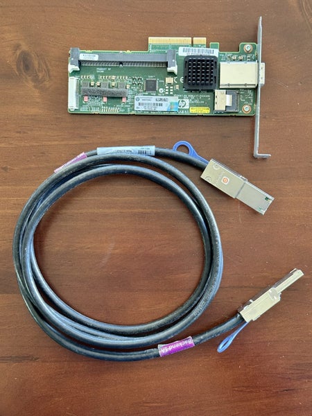HP LTO-6 Ultrium 6250 External SAS Tape Drive & PCI Express Card Carousel 4