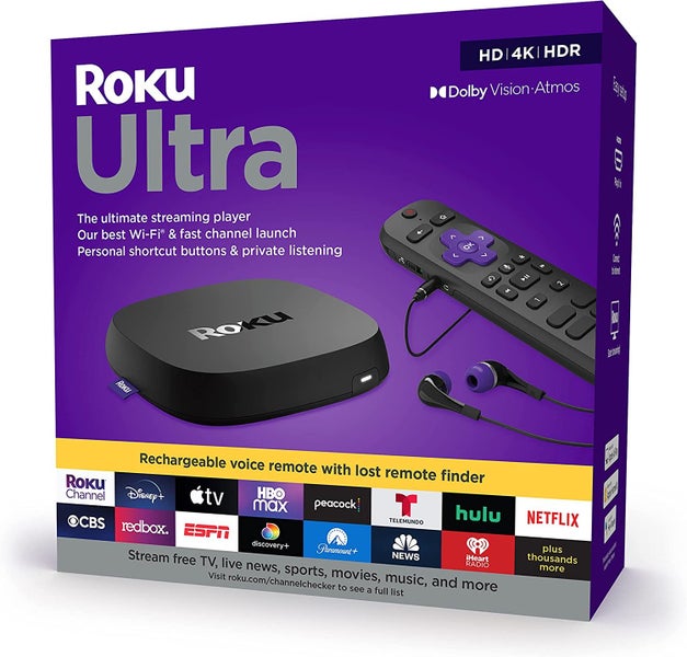 Roku Ultra 4K/HDR/Dolby Vision Streaming Player with Enhanced remote Carousel 1