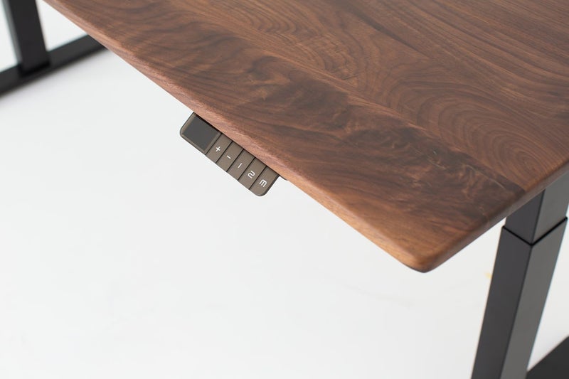 Stand Desk PRO Hardwood - American Walnut - 1500mm x 800mm - Desk Top Only - New Carousel 2