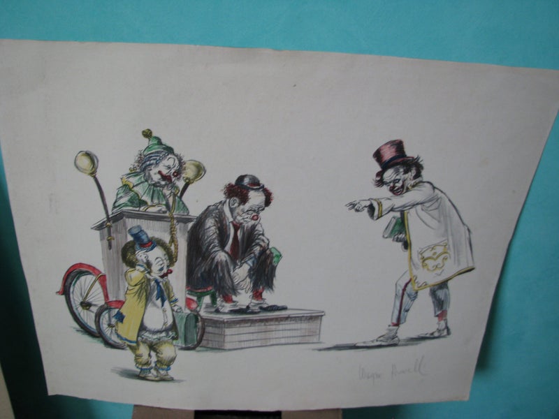 Clowns by Wayne Howell Carousel 1