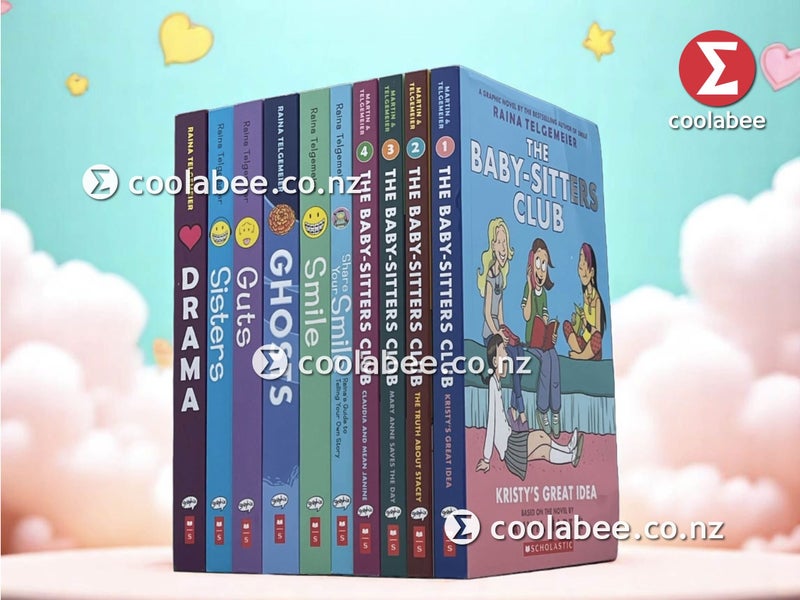 Raina Telgemeier: Ten Graphic Novel Book Collection – Paperback Carousel 7