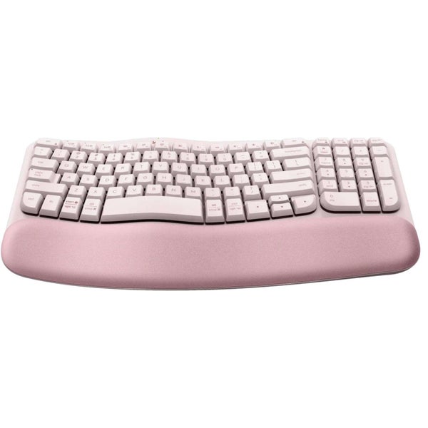 Logitech Wave Keys Wireless Ergonomic Keyboard (Rose) Carousel 2