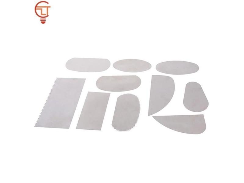 10PCS Steel Cutter Ceramic Tools Steel Serrated Scraper Pottery Clay Steel Carousel 1