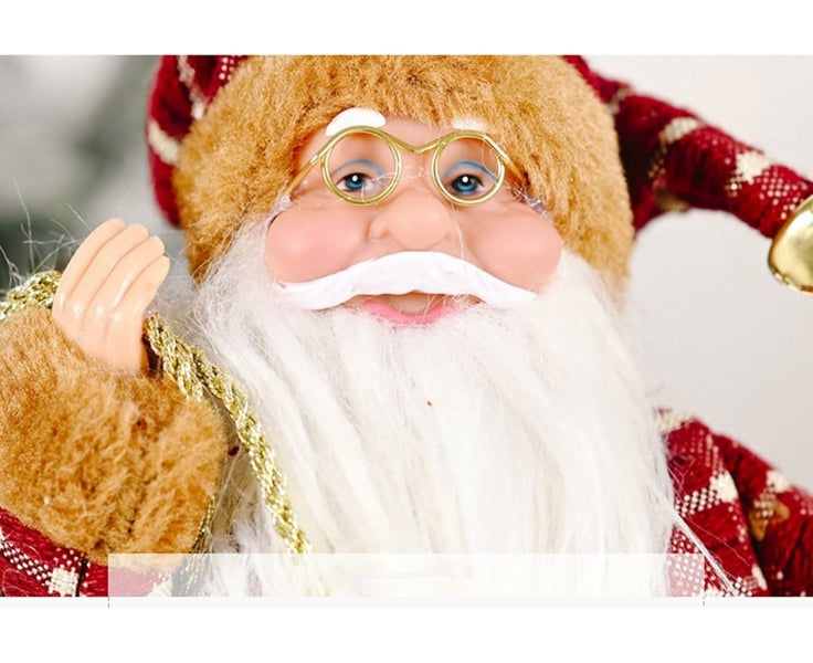 Christmas Gnomes Figurines, Happy Date Christmas Santa Claus Figurine Decorat Carousel 2