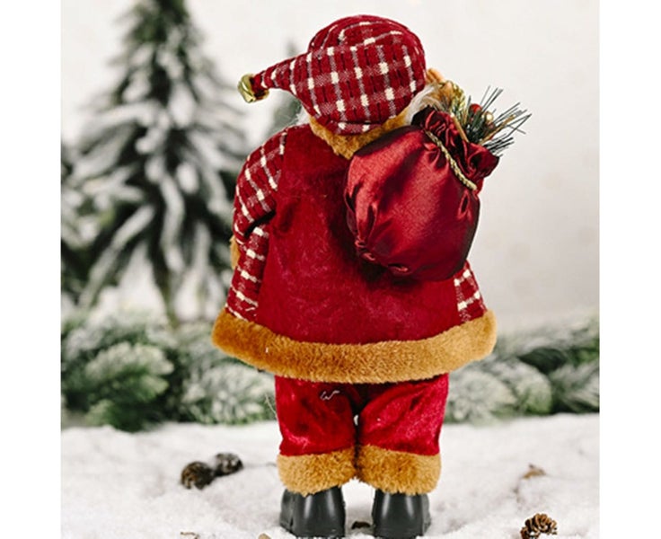 Christmas Gnomes Figurines, Happy Date Christmas Santa Claus Figurine Decorat Carousel 5
