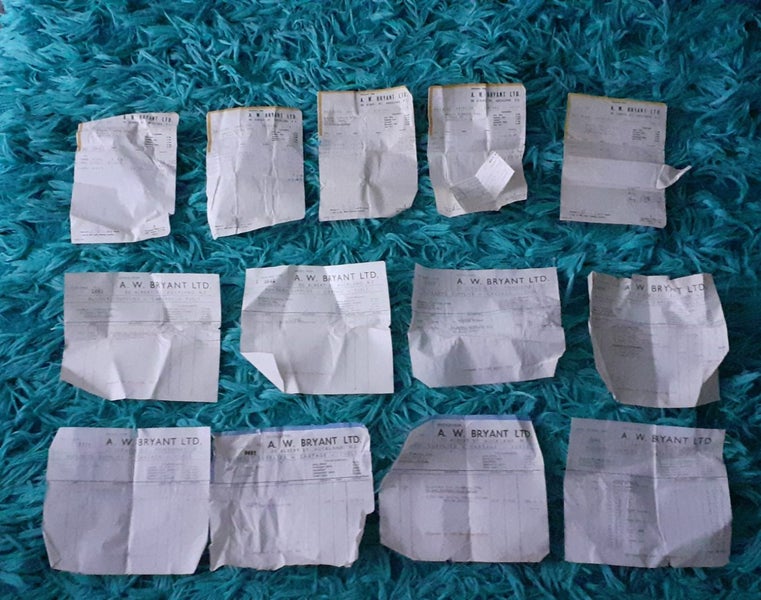 x100+ Vintage 1950's Documents & Receipts Carousel 2