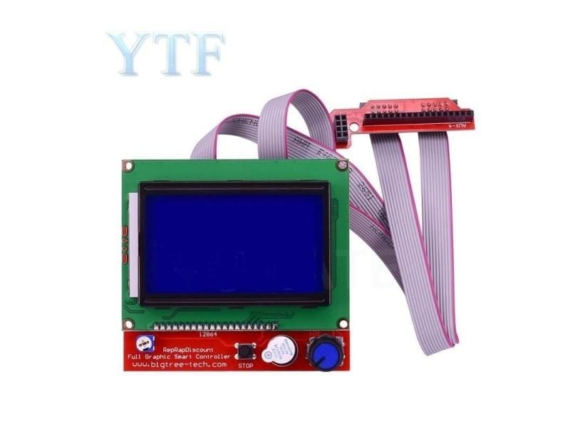 LCD 2004 12864 Control Panel For Ramps 1.4/1.5/1.6 RepRap Mendel 3D Printer Carousel 1