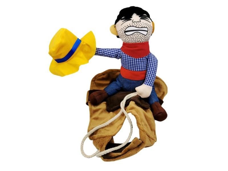 Cowboy Rider Dog Costume Halloween Pet Costumes For Small Medium Dogs Knight Carousel 1
