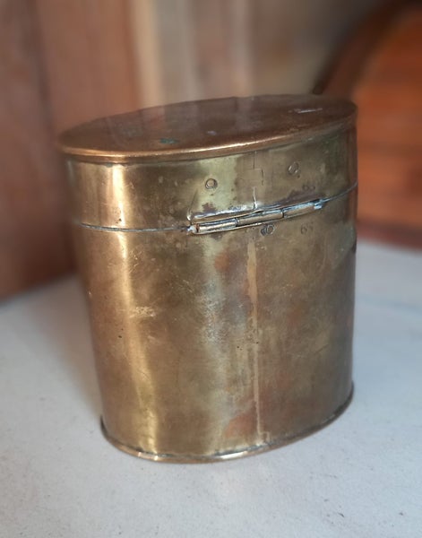 Vintage Brass Oval Box with Hinged Lid Carousel 2