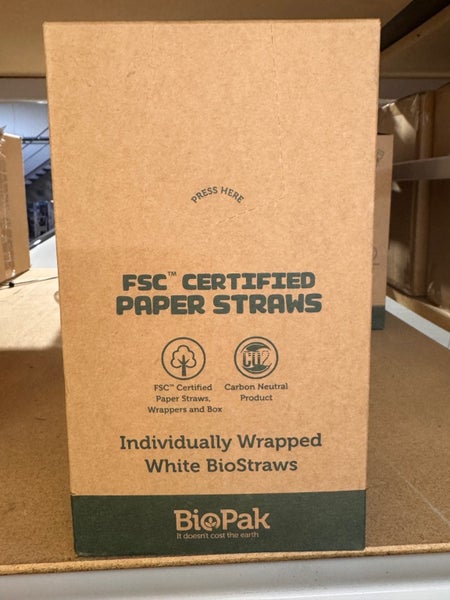 250 Paper Straws BioPak Carousel 4