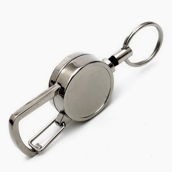 Keychain Elastic Retractable Key Ring Resilience Steel Wire Rope Carousel 1