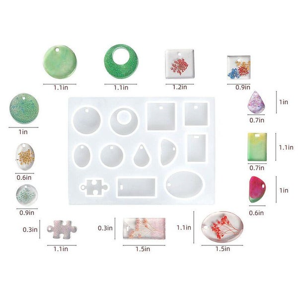 Silicone Necklace Pendant Resin Casting Mold DIY Jewelry Carousel 2
