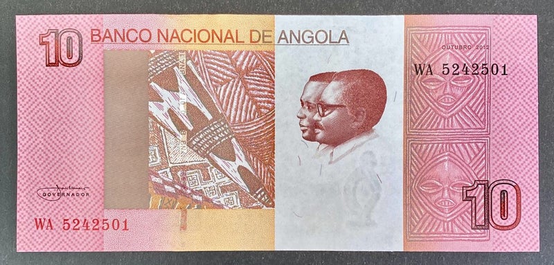Angola 10 Kwanzas Note - UNC Carousel 1