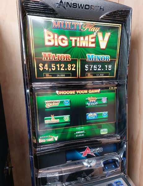POKIE Ainsworth A560 multigame big time 3 and 5 Carousel 10