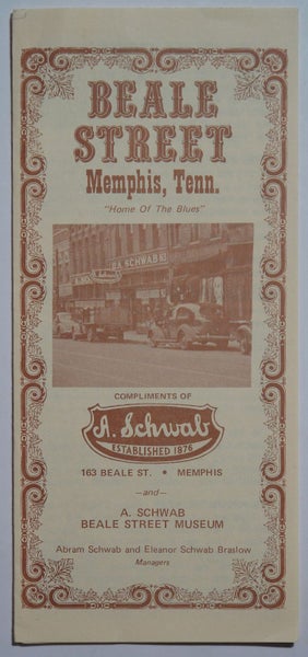 OLD FAMOUS BEALE STREET, MEMPHIS TOURIST PAMPHLET Carousel 1