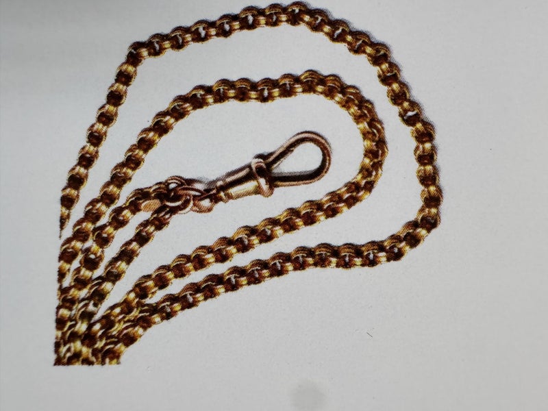 Victorian 9ct gold muff chain Carousel 1