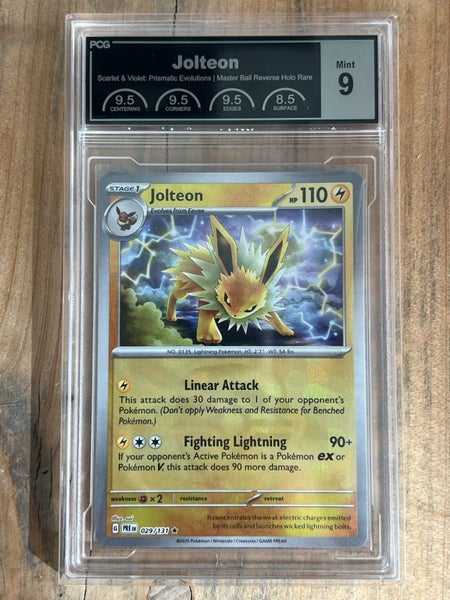 Jolteon Mint 9 Graded Pokemon Card Carousel 1