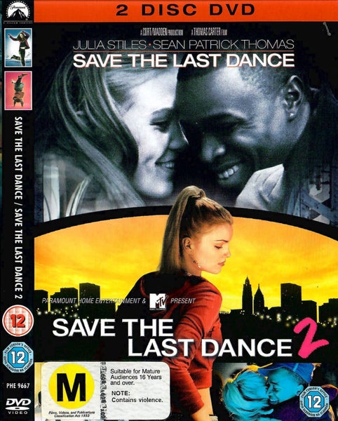Save the Last Dance 1 & 2 (2 Dvd Pack) Region 264494022902145110