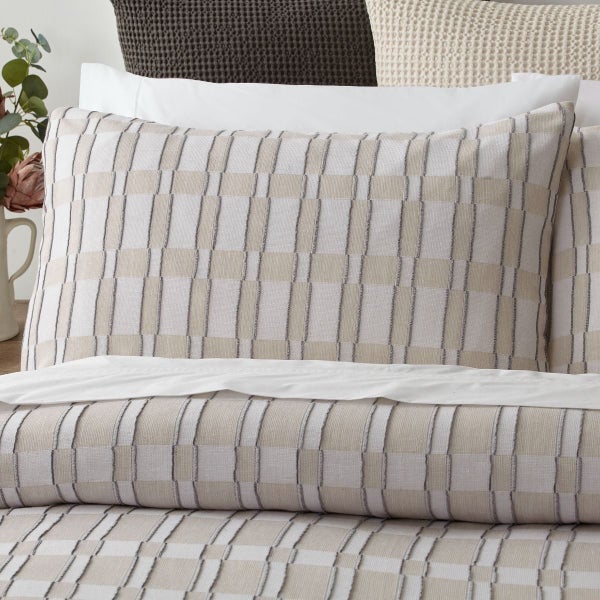 Iva Duvet Set - Beige - Super King - BAKSANA Carousel 2