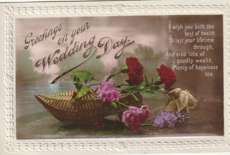 Wedding Day Greetings (p/c) Carousel 1