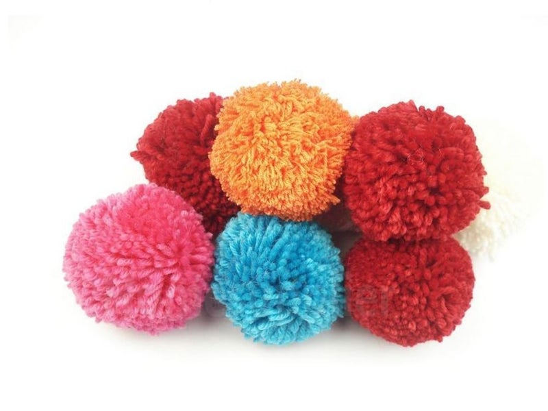 Pom Poms Maker Fluff Ball Weaver 4 Sizes 8 Pcs64221353171459111