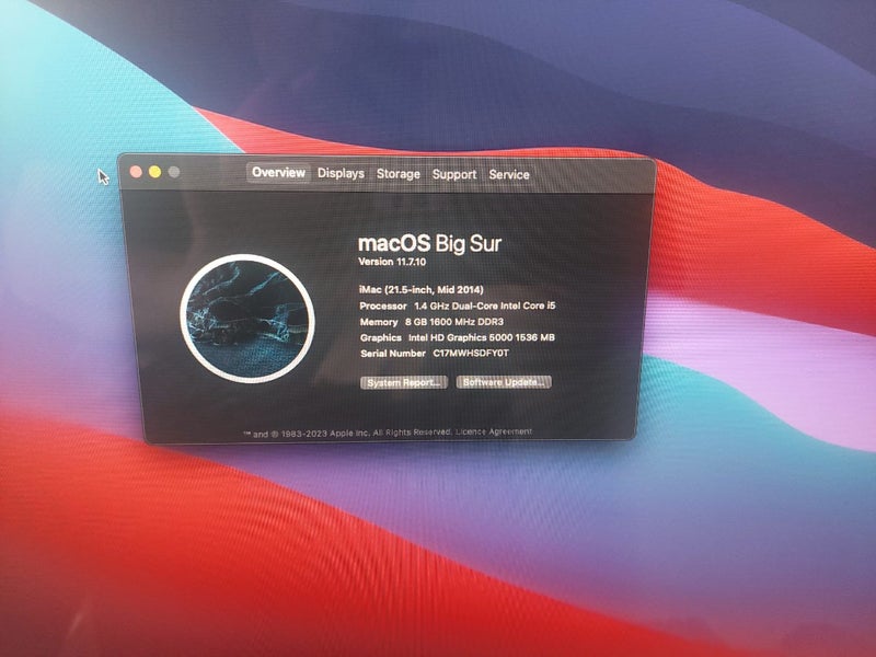21.5 inch iMac 2014 Carousel 1