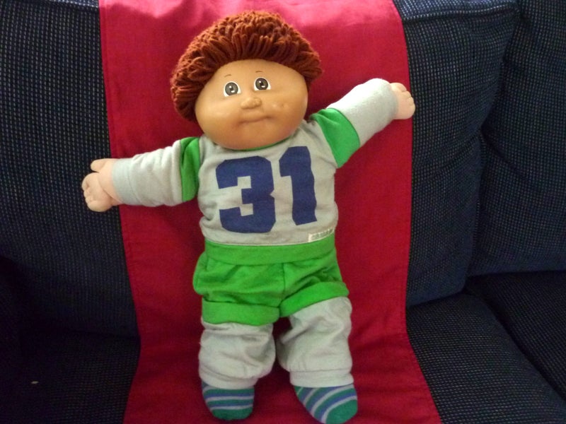 Vingtage BOY Cabbage Patch doll with genuine clothes Carousel 1
