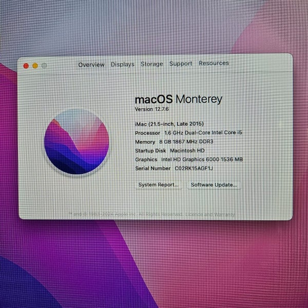 iMac 21.5-inch Late 2015 Carousel 4