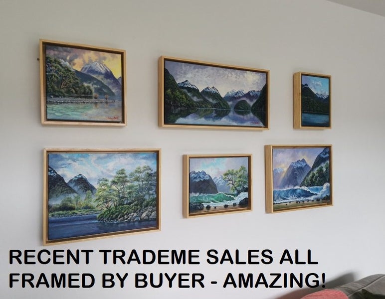 Fiordland Snow - Caley Hall Fine Art Original Painting Carousel 10
