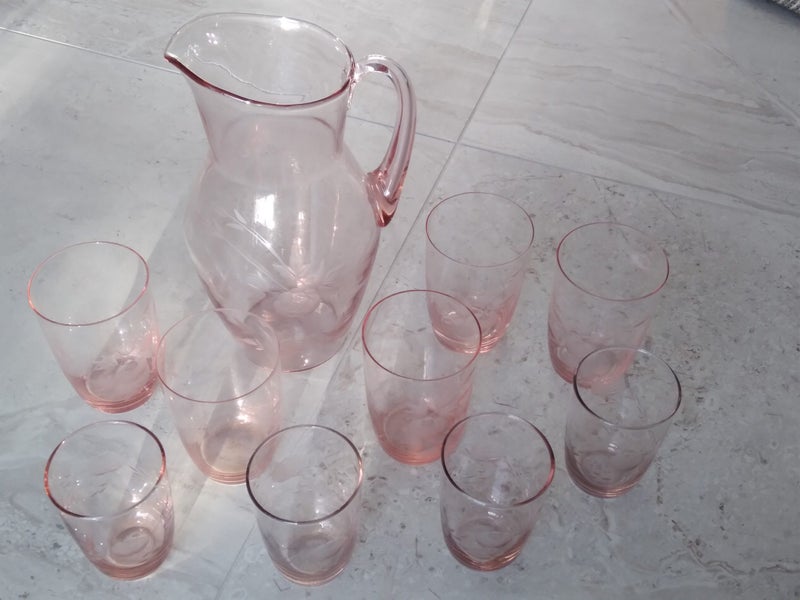 Glass Jug and nine Glasses Carousel 2